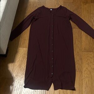 Old Navy Deep Burgundy sweater  Maxi Dress